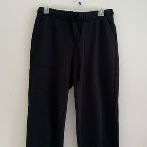 aerie black jogger sweatpants